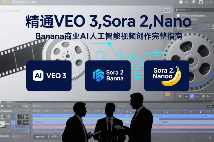 精通VEO 3，Sora 2，Nano Banana商业AI人工智能视频创作完整指南-weicye