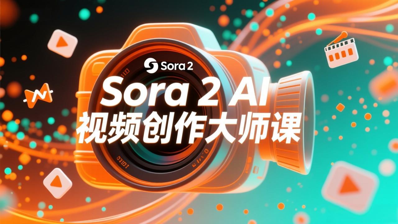 如何利用Sora 2创建流行AI人工智能视频大师班教程：掌握创作全流程，产出百万播放内容-weicye