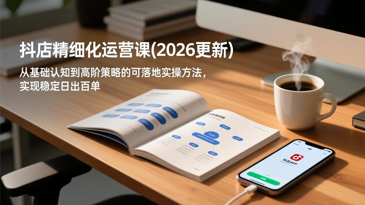 抖店精细化运营课(2026更新-weicye
