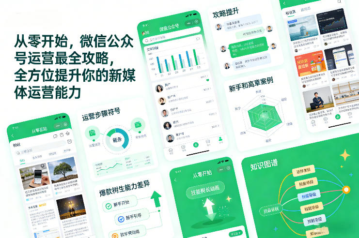 从零开始，微信公众号运营最全攻略，全方位提升你的新媒体运营能力-weicye