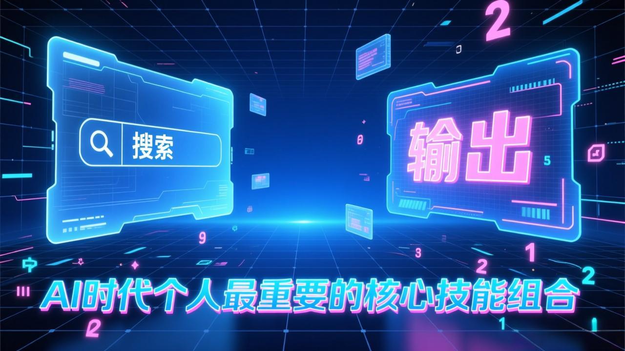 付费文章：AI时代个人最重要的核心技能组合：“输出能力”和“搜索能力”-weicye