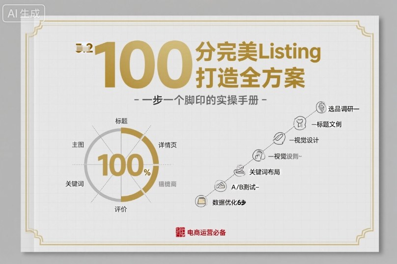 100分完美Listing打造全方案，想要完美listing必须是需要一步一个脚印的-weicye