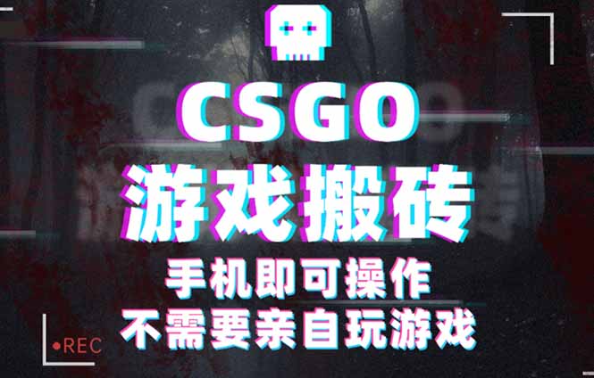 CSGO游戏挂机捡漏，单日扫货500+，年底小高峰上车可吃肉，手机即可操作...-weicye