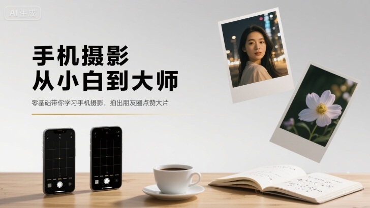 手机摄影从小白到大师，零基础带你学习手机摄影，拍出朋友圈点赞大片-weicye