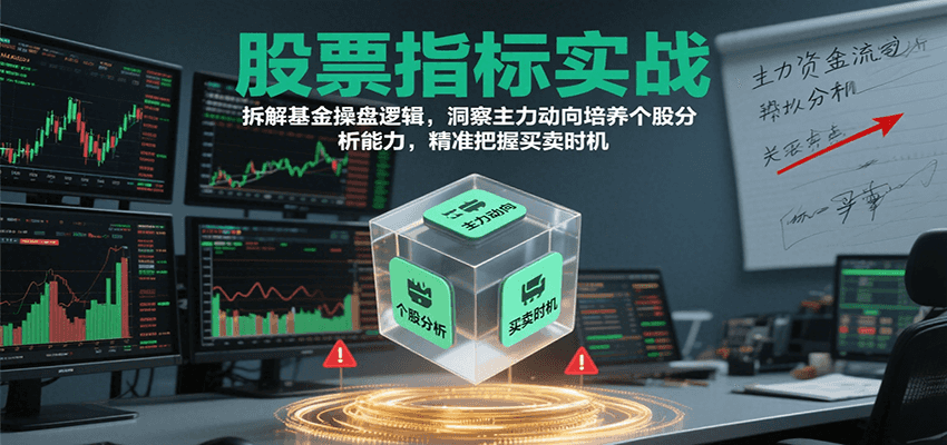 股票指标实战，基金操盘逻辑拆解，洞察主力动向培养个股分析能力把握买卖时机(更新)-weicye