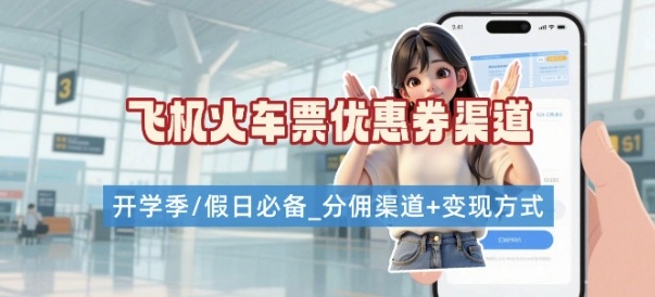 学生党必看！机票火车票优惠券申请渠道 + 项目打法，开学季节日速存-weicye