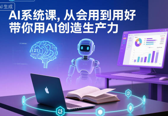 AI系统课，从会用到用好，带你用AI创造生产力-weicye