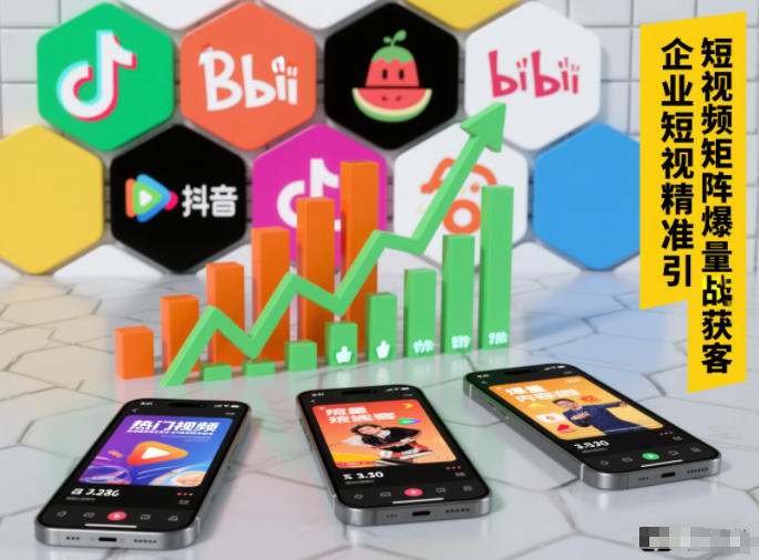 企业短视频精准引流矩阵获客，短视频矩阵爆量战法-weicye