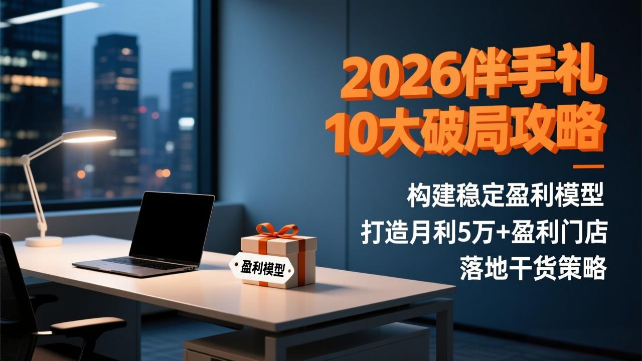 2026伴手礼10大破局攻略：构建稳定盈利模型，打造月利5万+盈利门店，落地干货策略-weicye