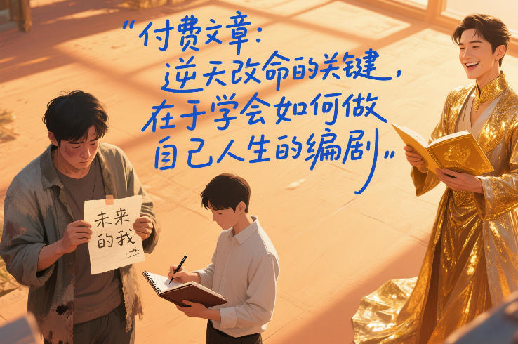 付费文章：逆天改命的关键，在于学会如何做自己人生的编剧-weicye