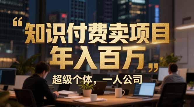从0到年入百万：超级个体实战心得公开，个人IP×精准引流×成交系统全拆解-weicye