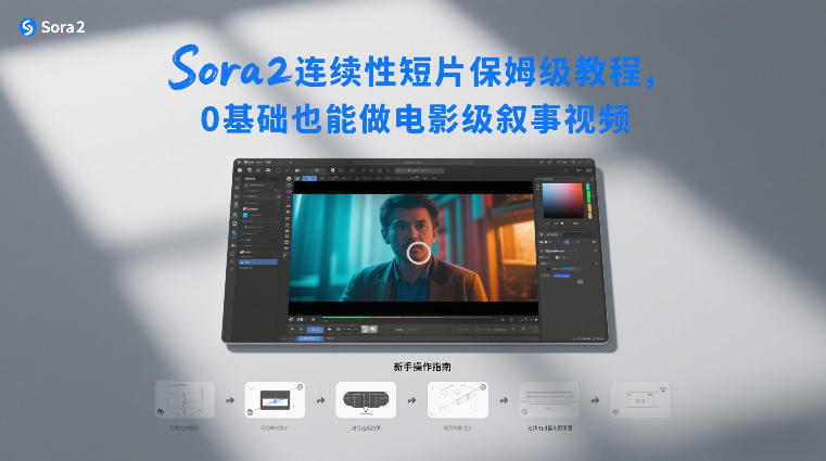 Sora2连续性短片保姆级教程，0基础也能做电影级叙事视频-weicye