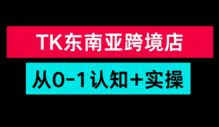 TikTok东南亚跨境从0-1认知实操课-weicye