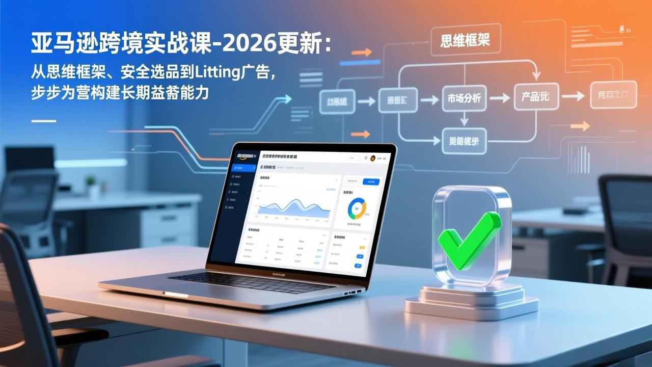 亚马逊跨境实战课-2026更新：从思维框架、安全选品到Listing广告，步步为营构建长期盈利能力-weicye